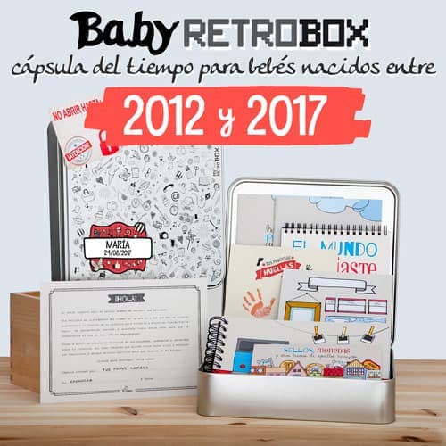 Cápsula del tiempo bebés Baby Retrobox