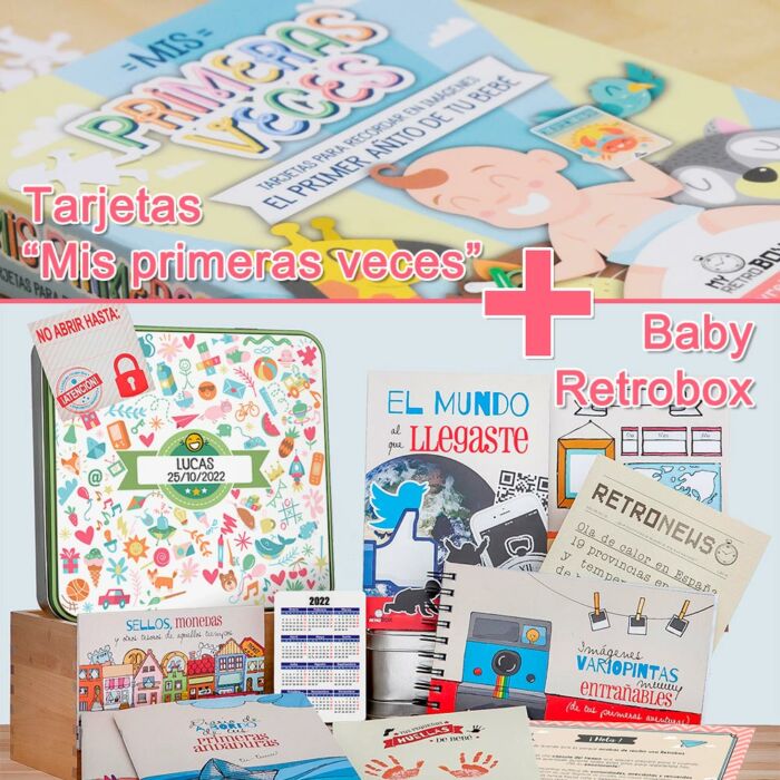 Complementos Baby Retrobox: Tarjetas de hitos