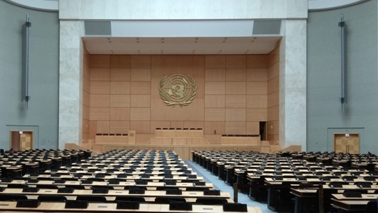 Palacio de las Naciones Unidas en GInebra